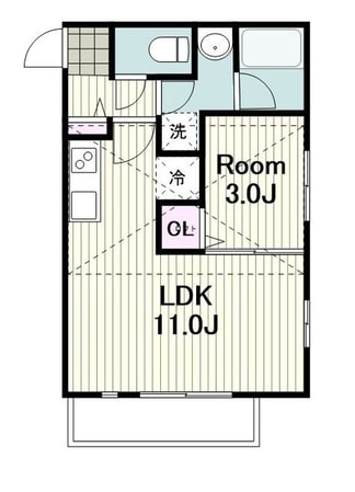 サクラテラス三ッ池公園の物件間取画像